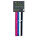 Faixa de Cabelo com Silicone Sportbr Coloridas - 4 unidades - - Foto 2