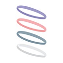 Faixa de Cabelo com Silicone Sportbr - 4 unidades - Foto 1
