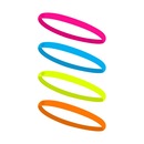 Faixa de Cabelo com Silicone Sportbr - 4 unidades - Foto 1