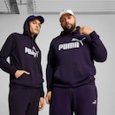 Blusão de Moletom Masculino Puma Essentials Logo Com Capuz - Foto 3