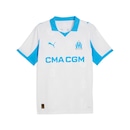 Camisa Olympique de Marseille Puma 25/26 Uniforme 1 Torcedor Masculina - Foto 1