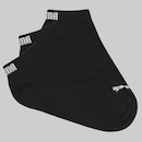 Meia Cano Curto Puma Sapatilha 3 Pares Feminina - Foto 1