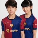 Camisa Barcelona I 2024/25 Torcedor Pro Nike Infantil - Foto 3