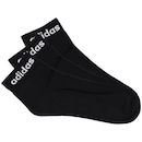 Meia Masculina Adidas Linear Ankle 3 Pares - Foto 2