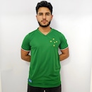 Camisa Itália Verde Cruzeiro Retrô Edição Especial Palestra Retrômania Masculina - Foto 3