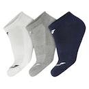 Kit 3 Pares de Meia Babolat Invisible Pack Com 35 ao 38 Feminina - Foto 1