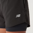 Short Feminino New Balance Sport Essentials 2 In 1 - Foto 5