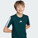 Camiseta Infantil Adidas 3 Listras - Foto 4