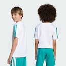 Camiseta Infantil Adidas 3 Listras - Foto 3