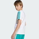 Camiseta Infantil Adidas 3 Listras - Foto 5