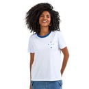 Camiseta Feminina Braziline Cruzeiro Entrelaço - Foto 1
