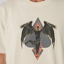 Camiseta Regular MCD Anjo Fogo Espada Masculino - Foto 3