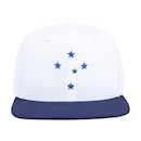 Boné Cruzeiro Vintage New Era Branco Aba Reta Futebol 9Fifty - Foto 3
