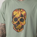 Camiseta Regular MCD Caveira Camuflado Masculino - Foto 3