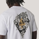 Camiseta Regular MCD Caveira Rosas Masculino - Foto 3