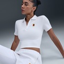 Camisa Polo Nike Court Heritage Cropped Feminina - Foto 1