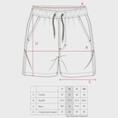 Shorts de Elástico Lost Grey Masculino - Foto 6