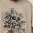 Camiseta Regular MCD Caveira Caligrafitti Masculino - Foto 3