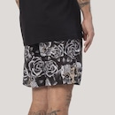 Shorts com Elástico MCD Caveiras e Rosas Masculina - Foto 3