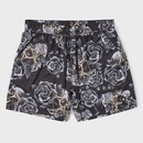 Shorts com Elástico MCD Caveiras e Rosas Masculina - Foto 5