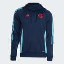 Blusão de Moletom de Treino com Capuz do Flamengo Tiro 24 adidas Masculino - Foto 2