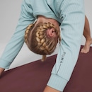 Blusão de Moletom Feminino Puma sem Capuz Unwind Pullover - Foto 3