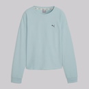 Blusão de Moletom Feminino Puma sem Capuz Unwind Pullover - Foto 4