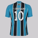 Camisa do Grêmio I 25/26 Umbro 10 F. Cristaldo Masculina - Foto 1