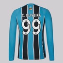 Camisa Manga Longa do Grêmio I 25/26 Umbro 99 C. Olivera Masculina - Foto 1