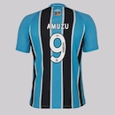 Camisa do Grêmio I 25/26 Umbro 9 Amuzu Masculina - Foto 1