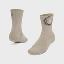 Meia Cano Médio Under Armour Project Rock AD Playmaker Unissex - Foto 3