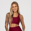 Top Fitness Bojo Alças Cruzadas Compressão Feminino - Foto 2