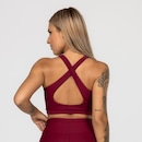 Top Fitness Bojo Alças Cruzadas Compressão Feminino - Foto 3