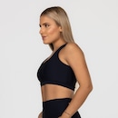 Top Fitness com Bojo Alças Cruzadas Compressão Feminino - Foto 5