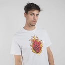 Camiseta Regular MCD Corazón En Llamas Masculina - Foto 2