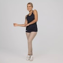 Camiseta Regata Fitness Alças Tiras Dupla Feminina - Foto 4