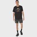 Shorts Asics Fujitrail All Over Print 5In Masculino - Foto 8