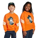 Blusão de Moletom infantil Adidas Mickey Mouse Disney - Foto 1