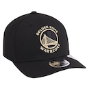 Boné Masculino New Era 970SS Stretch Golden State Warriors NBA Gold - Foto 4