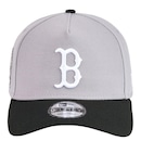 Boné Masculino New Era 940 A-Frame Boston Red Sox MLB Gray Scale - Foto 1