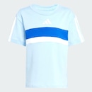 Camiseta Infantil Adidas Seasonal Essentials Tiberio Três Listras - Foto 2