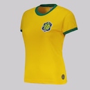 Camisa do Brasil FutFanatics Retrô 1970 Feminina - Foto 3
