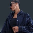 Camisa Manga Longa Nike Sportswear Stripe Feminina - Foto 4