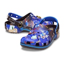 Sandália Crocs Sonic Print Classic Clog T Multi - Unissex - Foto 4