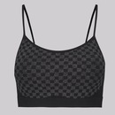 Top + Shorts Selene Quadriculado com Bojo Removível Feminino - Foto 3