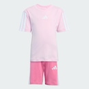 Conjunto Camiseta e Short Infantil Adidas Essentials - Foto 2