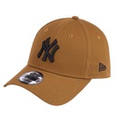 Boné Masculino New Era 940 Snap New York Yankees MLB Basic Kaki - Foto 1