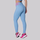 Conjunto Top e Calça Legging Selene Sem Costura Feminino - Foto 5