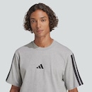 Camiseta adidas ESS 3 Stripes Masculina - Foto 5
