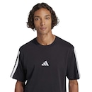 Camiseta adidas Essentials 3 Stripes Masculina - Foto 3